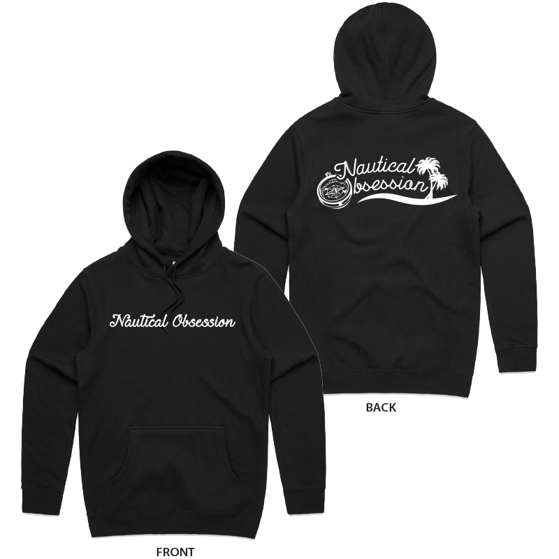 Nautical Obsession - Hoodie - Black